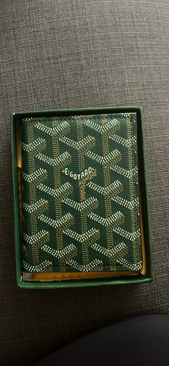 Goyard Bi-Fold Wallet Green - photo 2