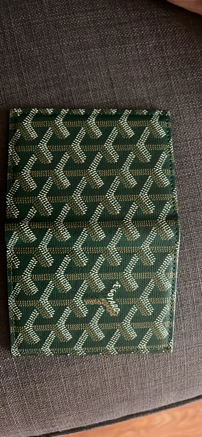 Goyard Bi-Fold Wallet Green - photo 4