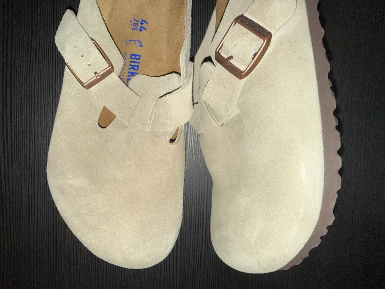Birkenstock Clogs Beige Suede Size 44 - photo 2