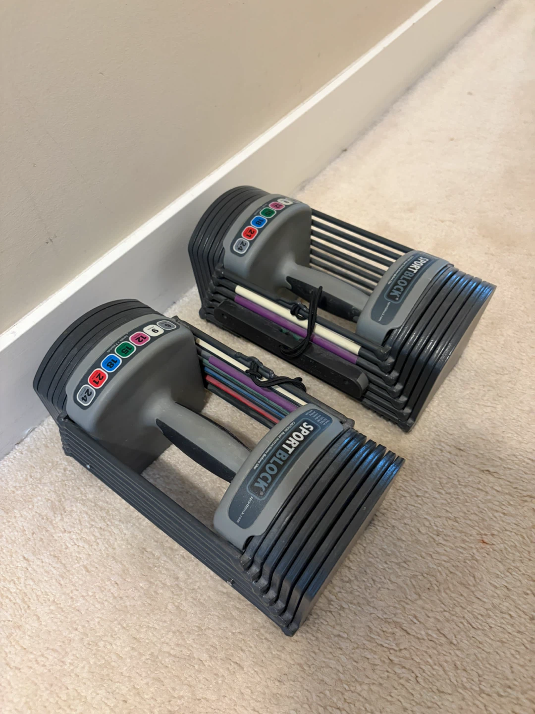 PowerBlock 24 lb Sport Adjustable Dumbbells