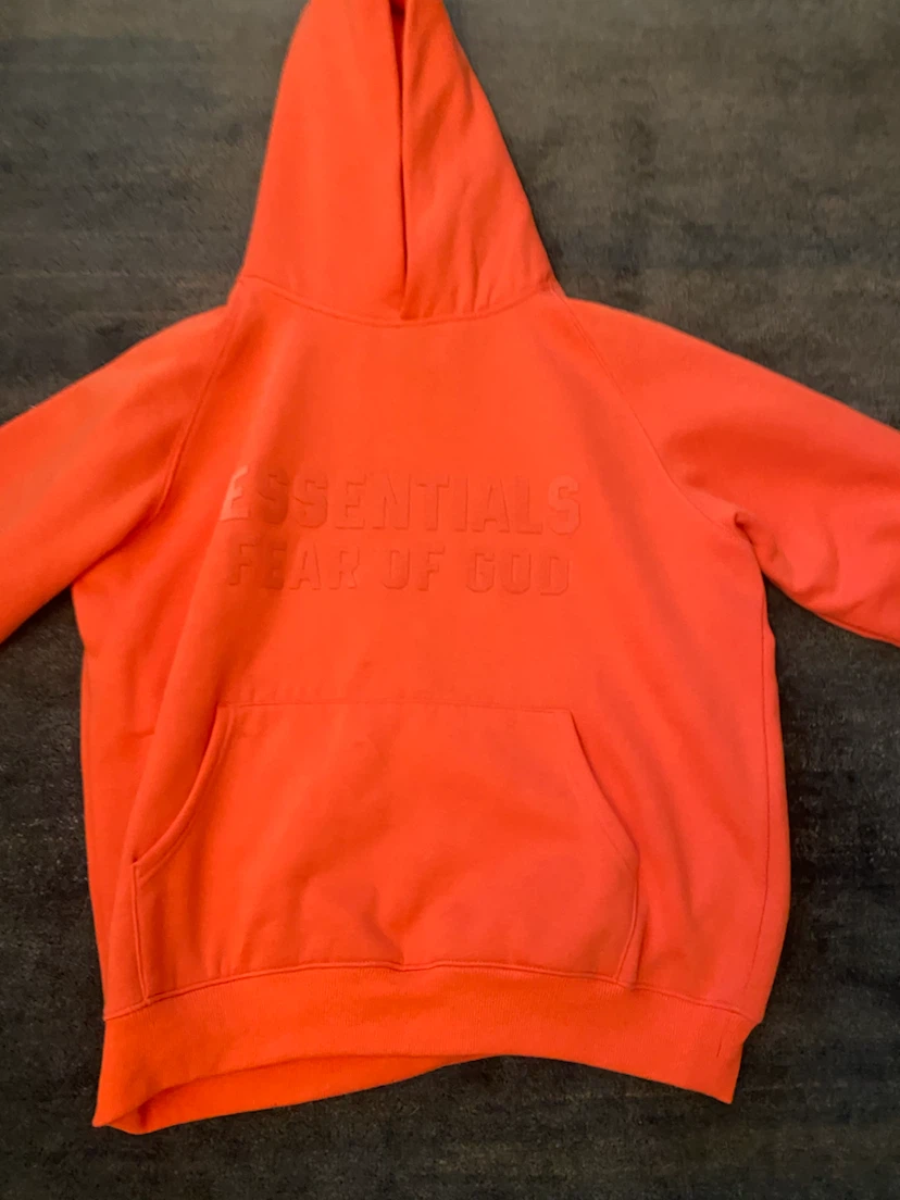Fear of God Essentials Hoodie - Orange