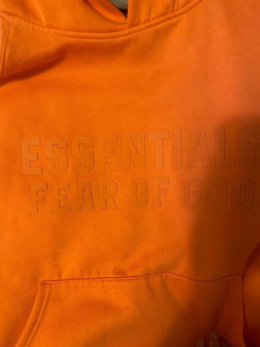 Fear of God Essentials Hoodie - Orange - photo 2