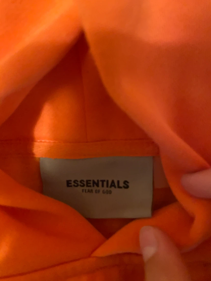 Fear of God Essentials Hoodie - Orange - photo 3