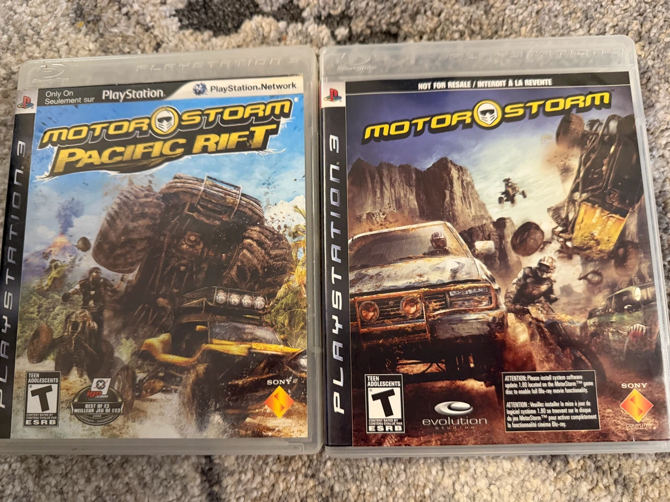 PlayStation 3 MotorStorm & MotorStorm Pacific Rift Games