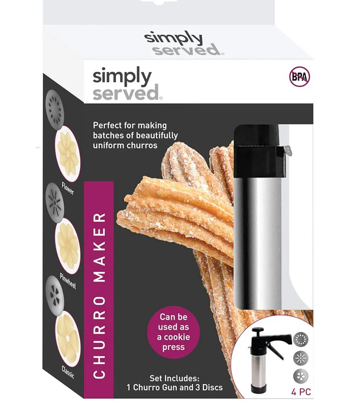 Simply Served Churro Maker and Cookie Press