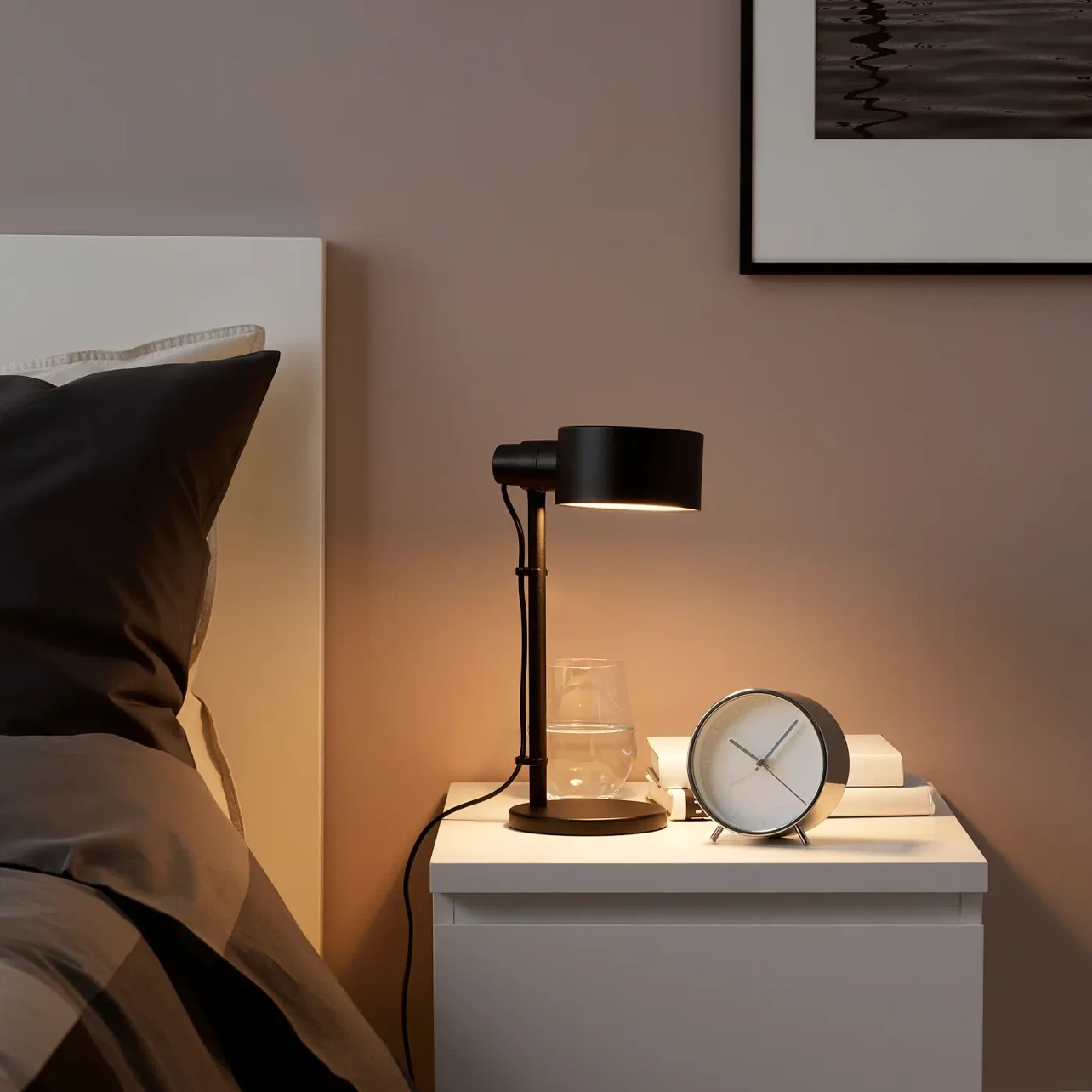 IKEA LÖVMÅNAD Work Lamp in black