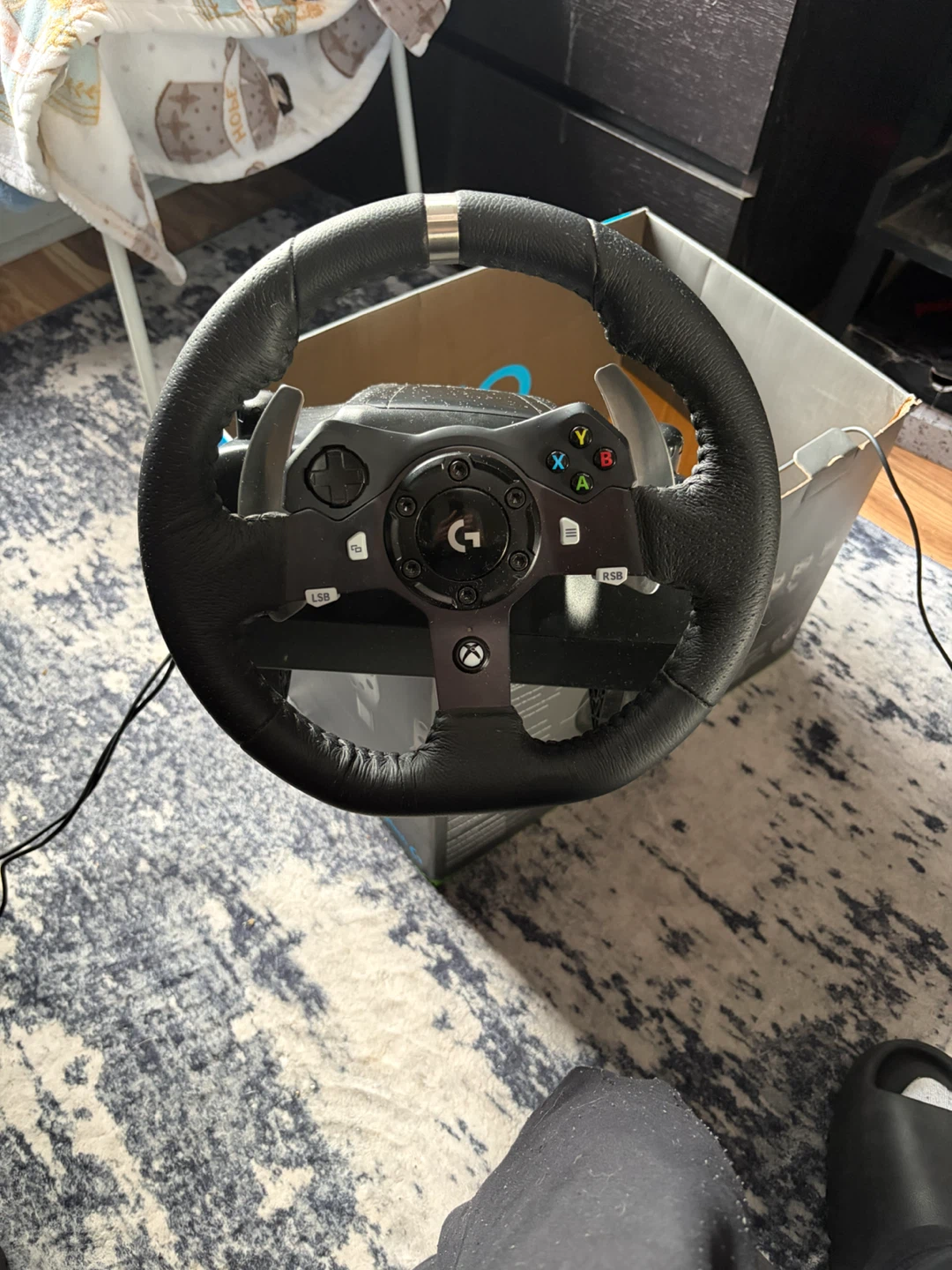 Logitech G920 Racing Wheel and Pedals for Xbox - photo 2