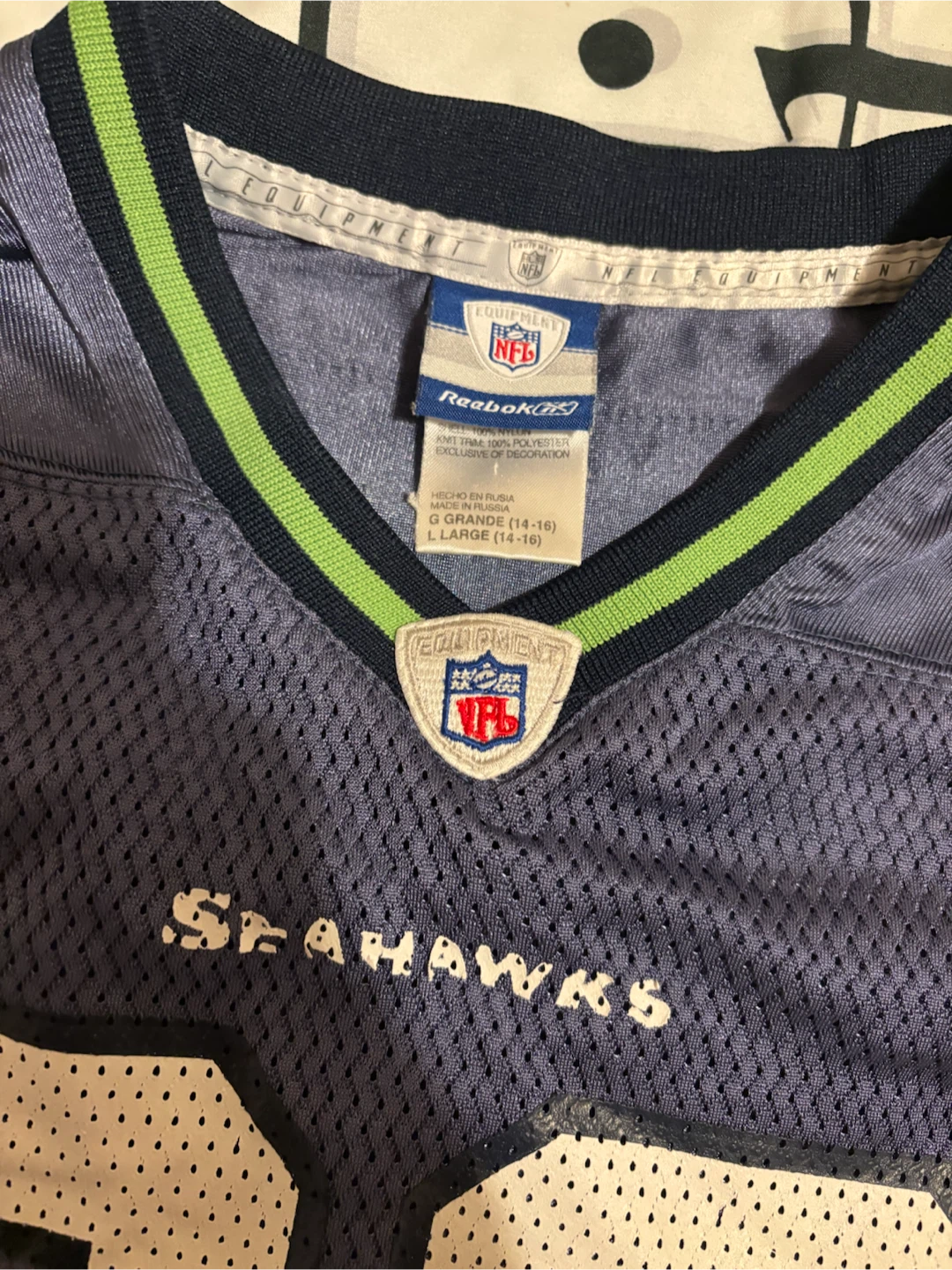 Seattle Seahawks NFL Jersey 23 Trufant Reebok - photo 2