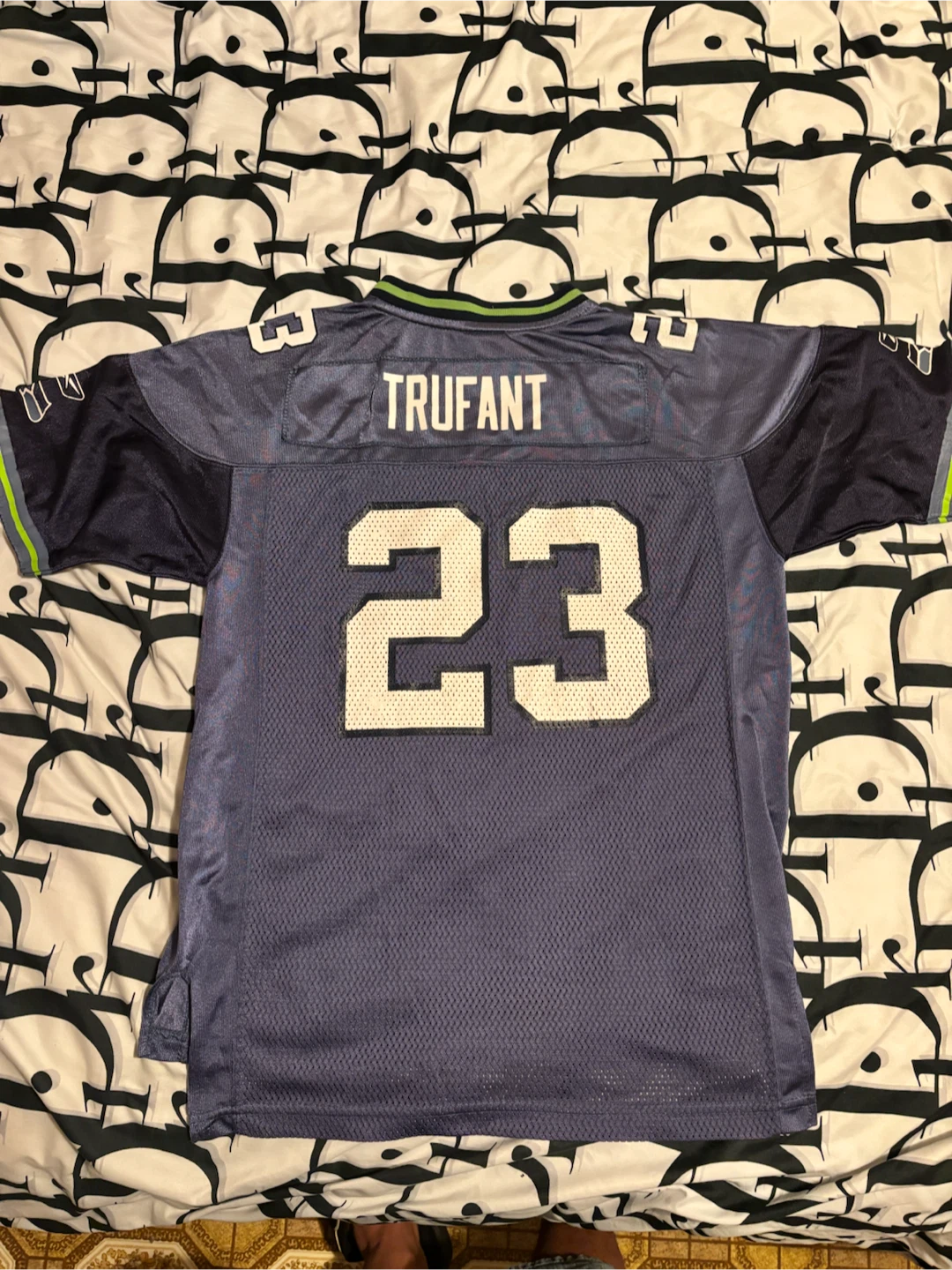 Seattle Seahawks NFL Jersey 23 Trufant Reebok - photo 4