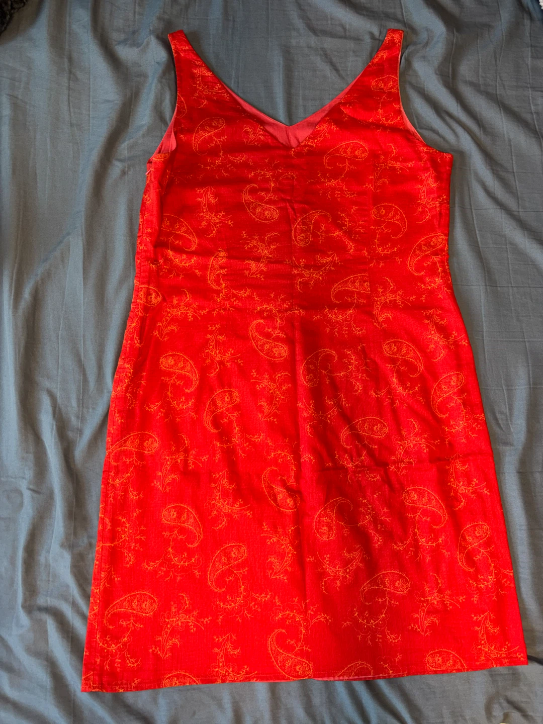 Ann Taylor Loft Red Paisley Print Dress - photo 2