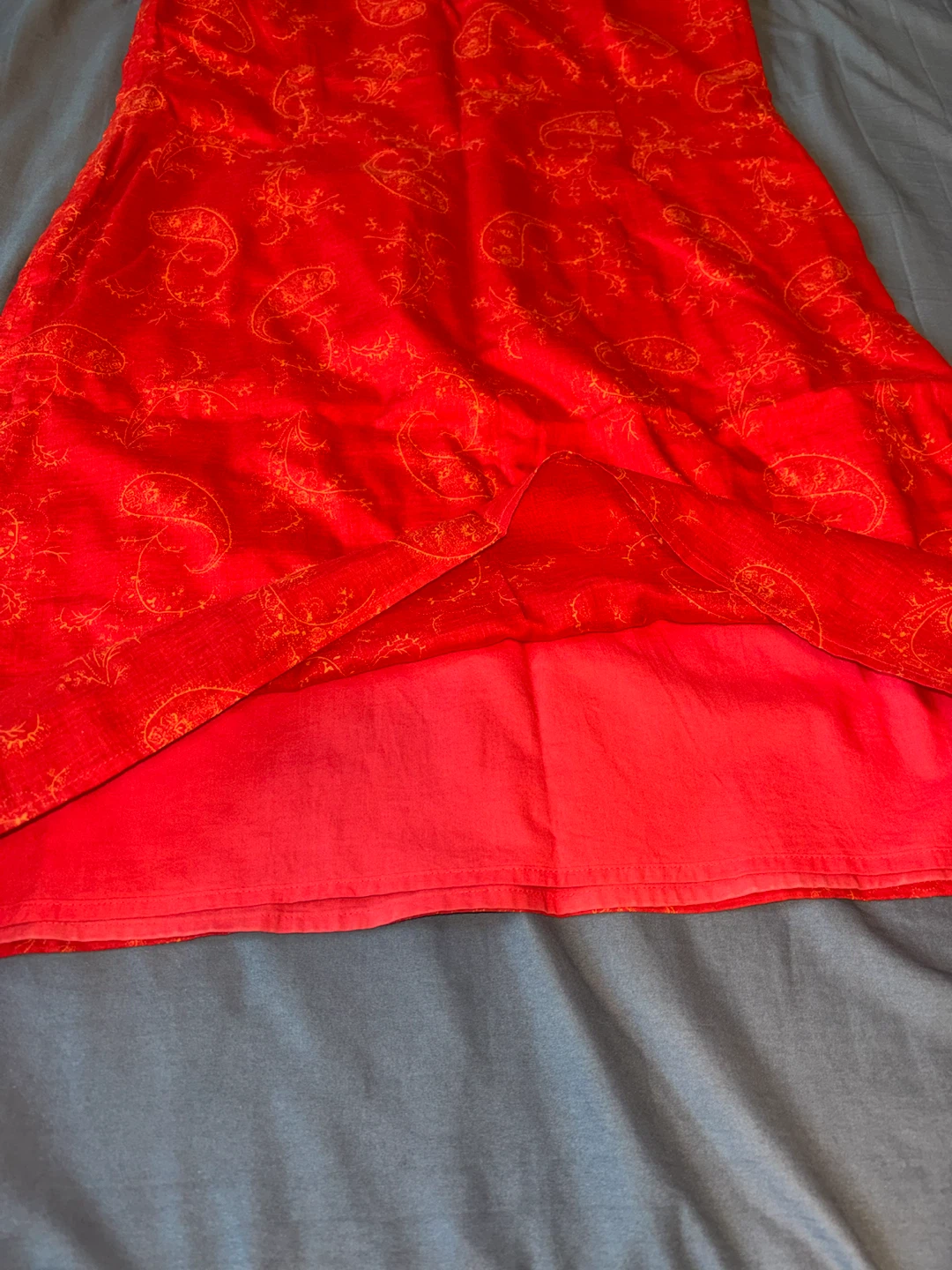 Ann Taylor Loft Red Paisley Print Dress - photo 3