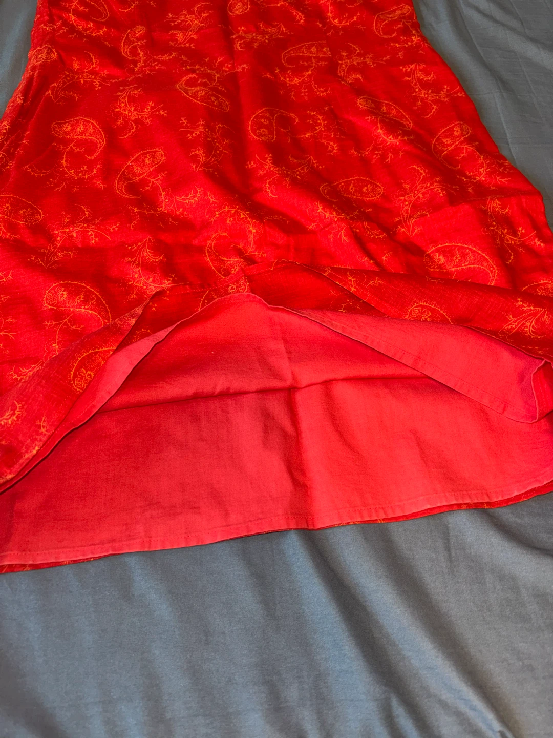 Ann Taylor Loft Red Paisley Print Dress - photo 4