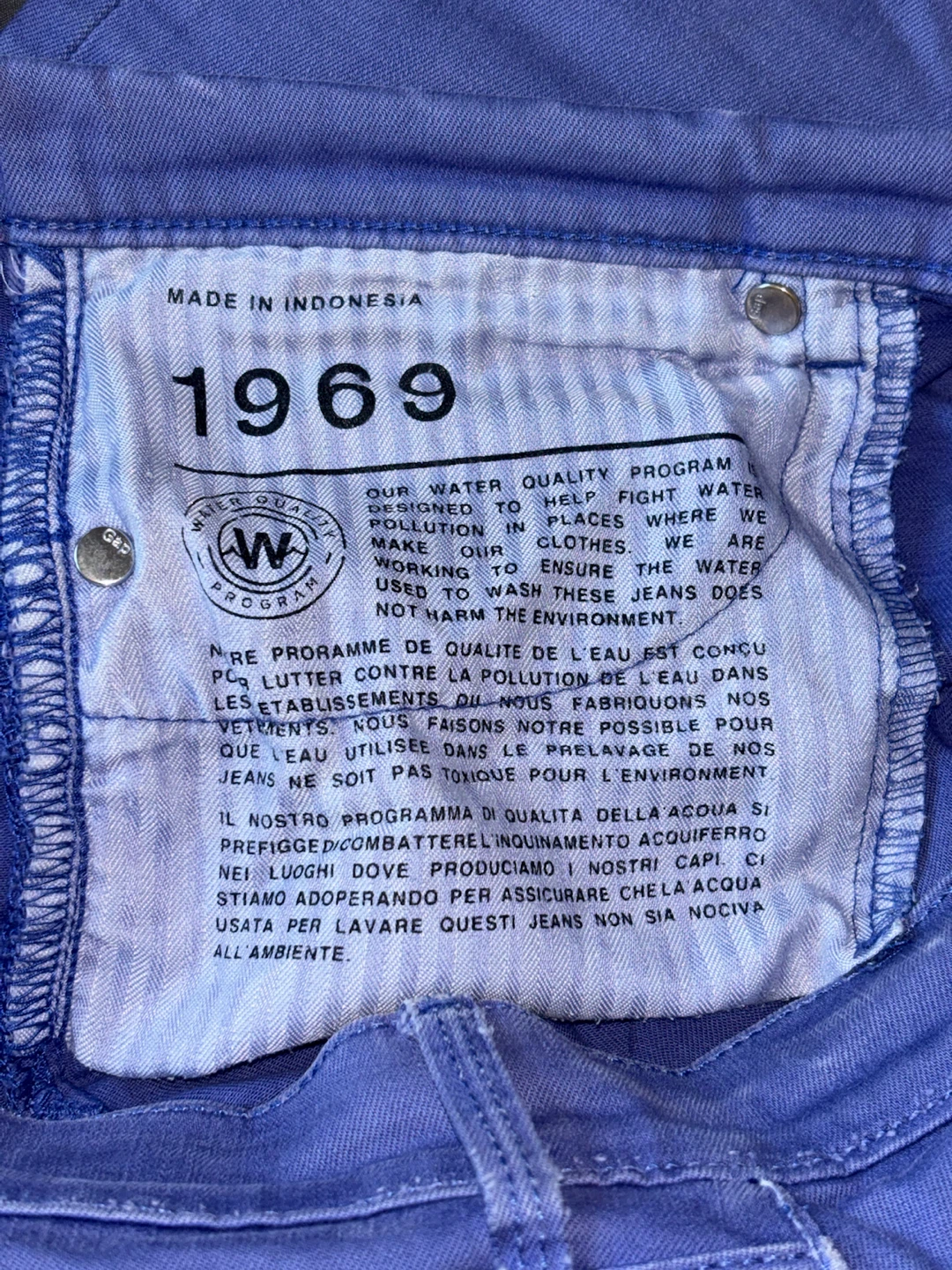 GAP 1969 Legging Jeans Size 26 Purple - photo 4