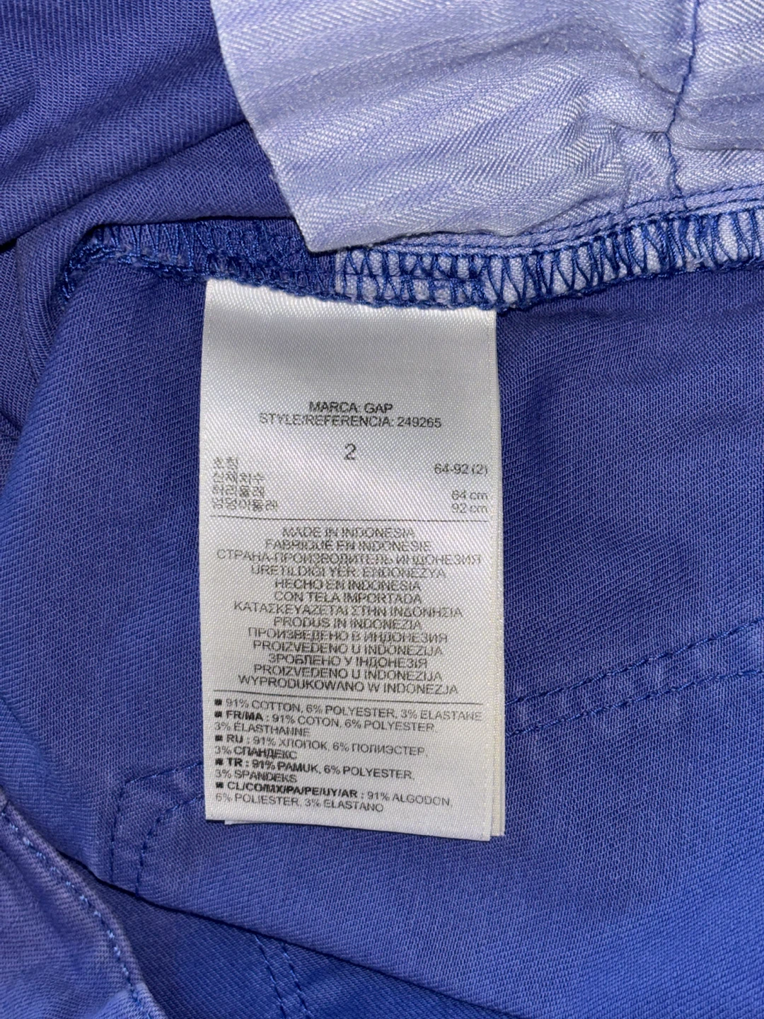 GAP 1969 Legging Jeans Size 26 Purple - photo 5
