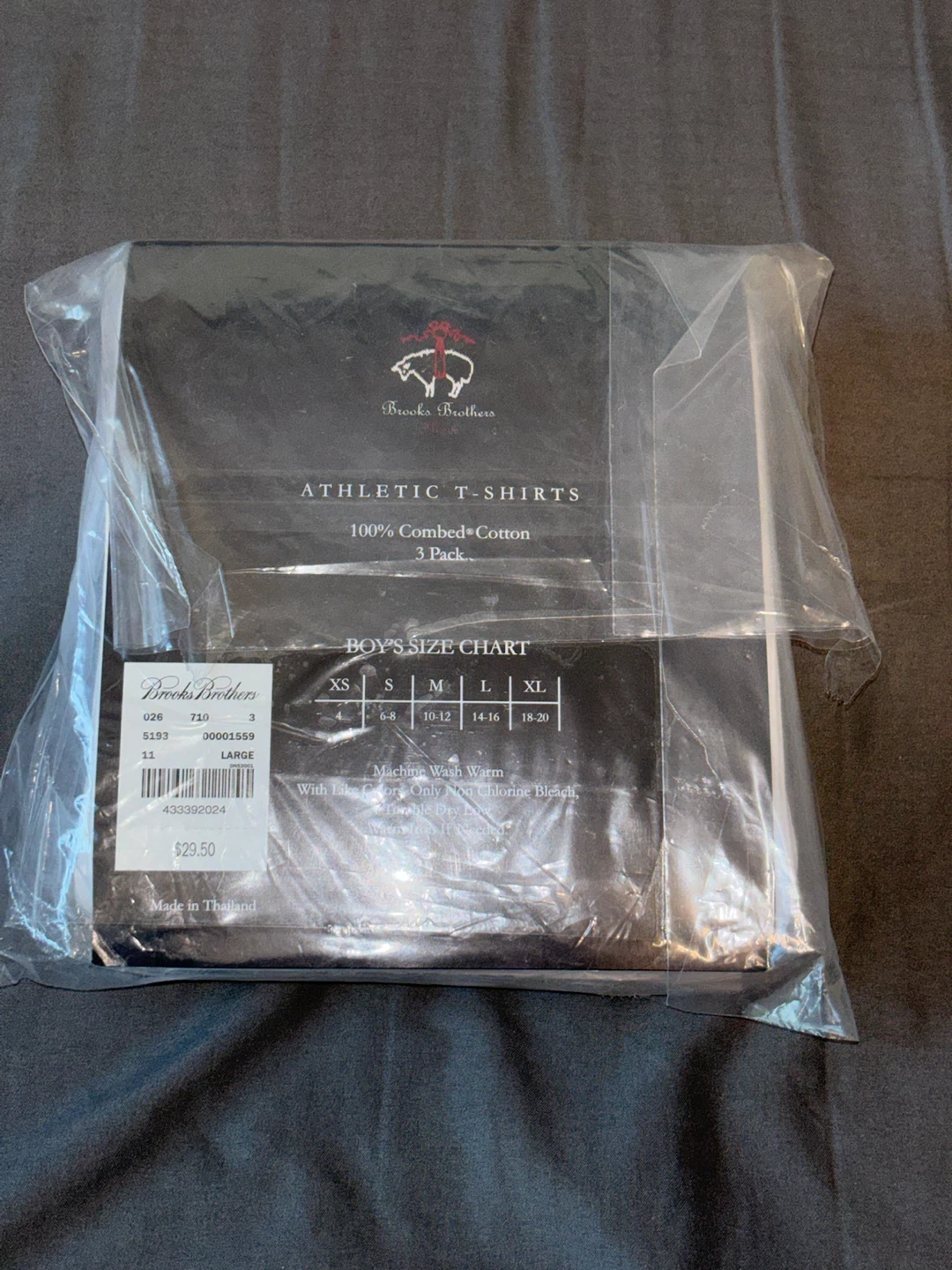 Brooks Brothers Boys Athletic T-Shirts - Large (3 Pack) - photo 2