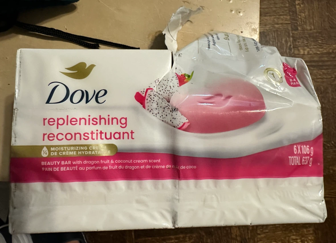5 Dove Replenishing Beauty Bar Soap