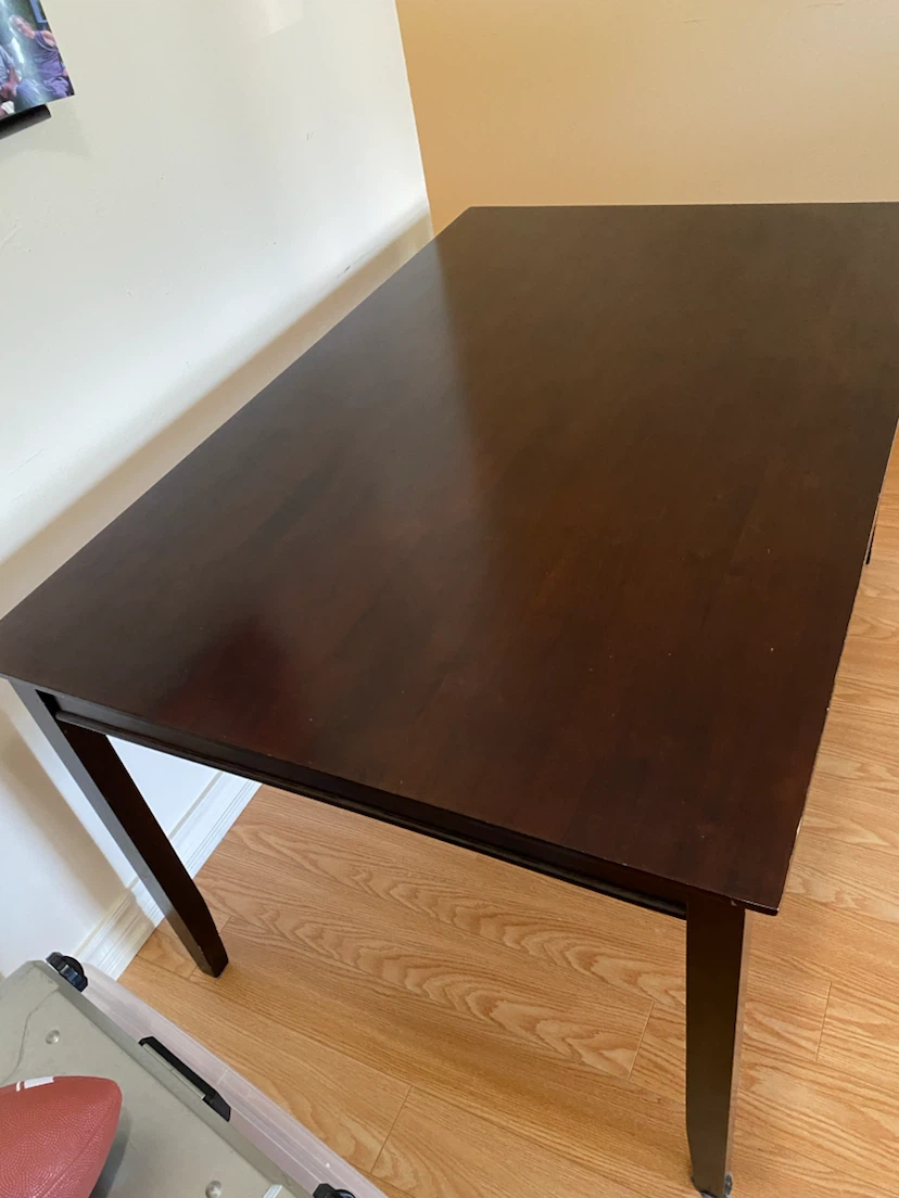 Dark Wood Dining Table - photo 2