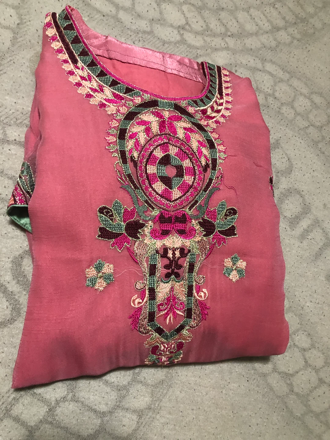 Women's 3-Piece Embroidered Kurti Set - photo 3
