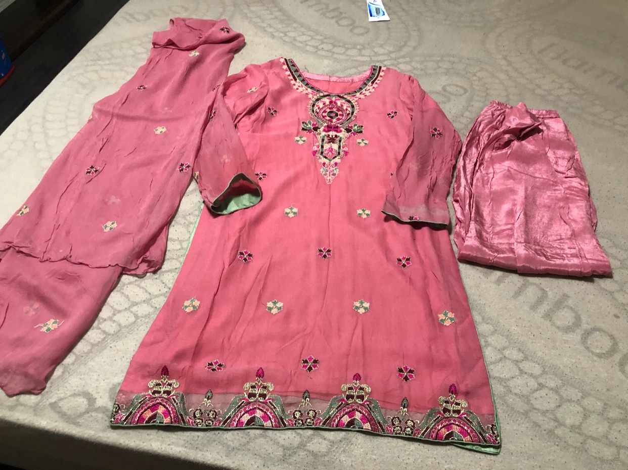 Women's 3-Piece Embroidered Kurti Set - photo 5