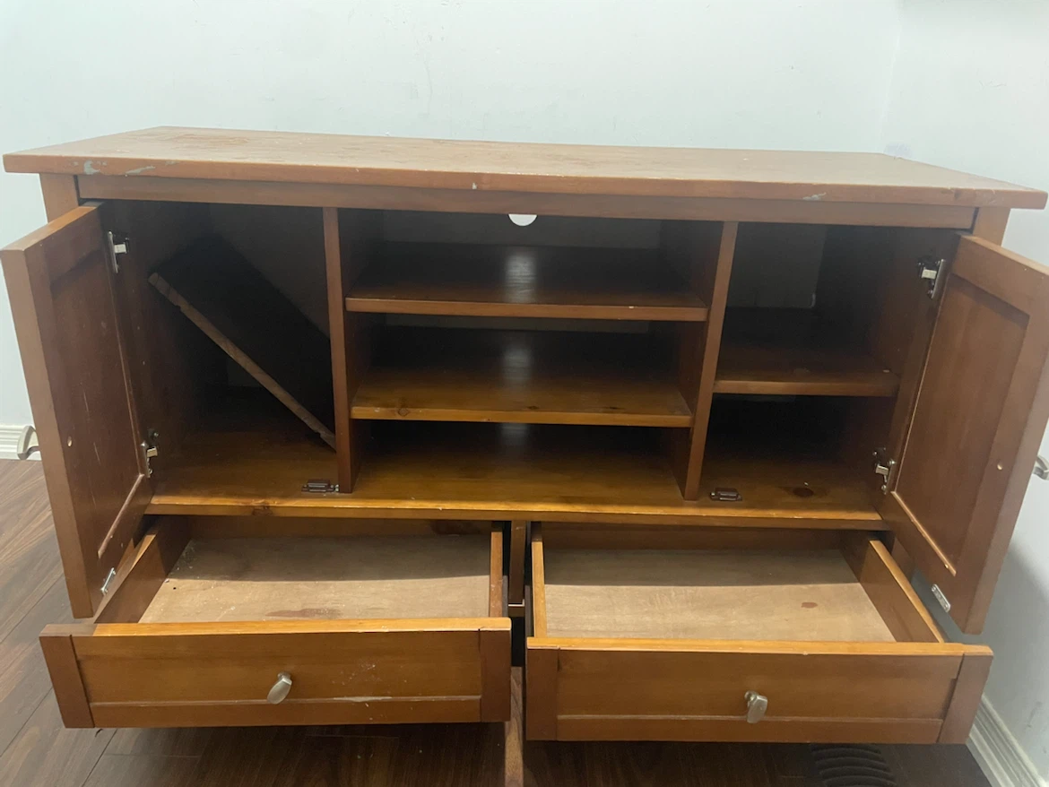 Brown Dresser with Drawers