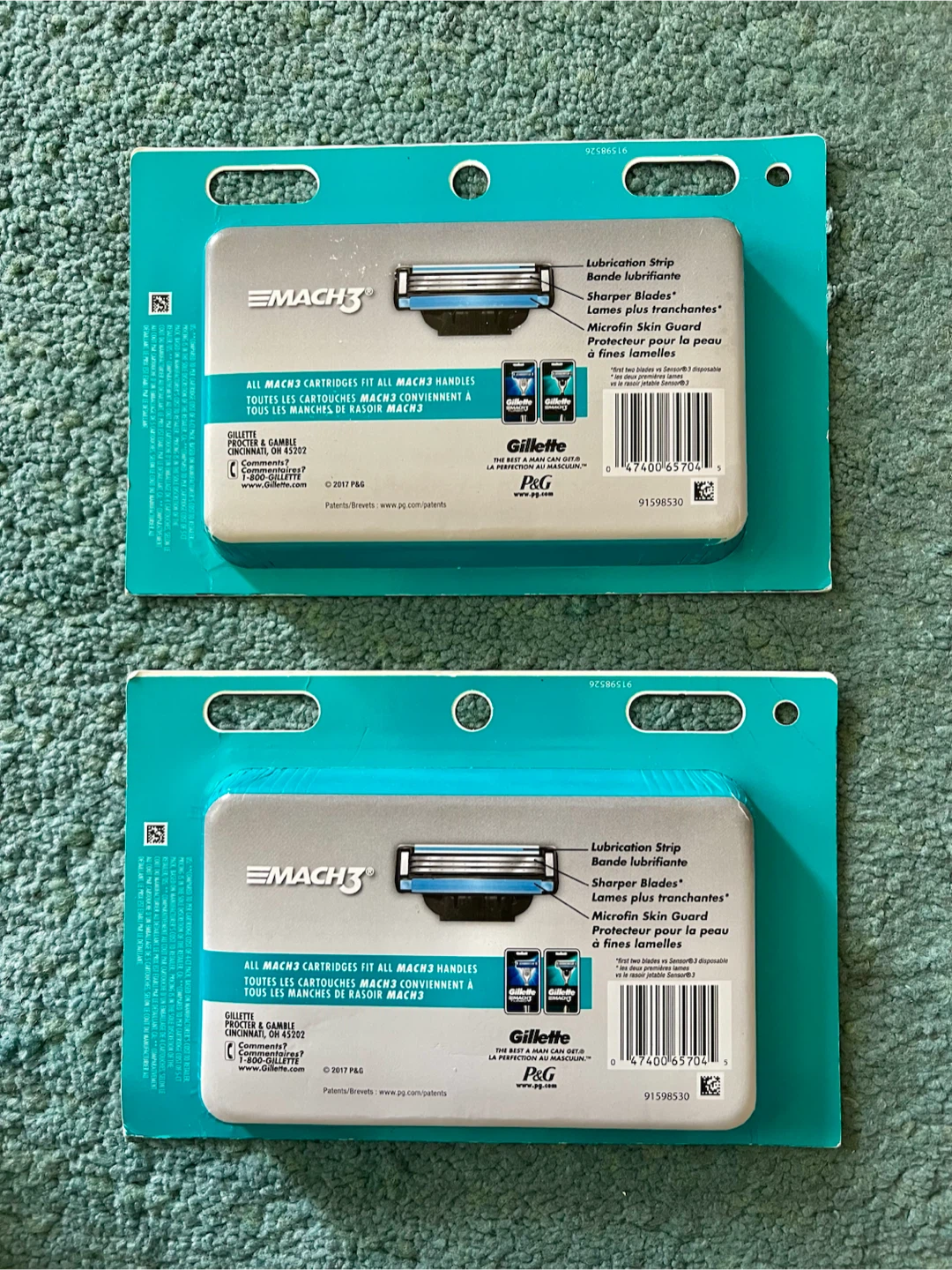Brand new Gillette Mach3 Razor Blade Refills - 15 Cartridges - photo 2