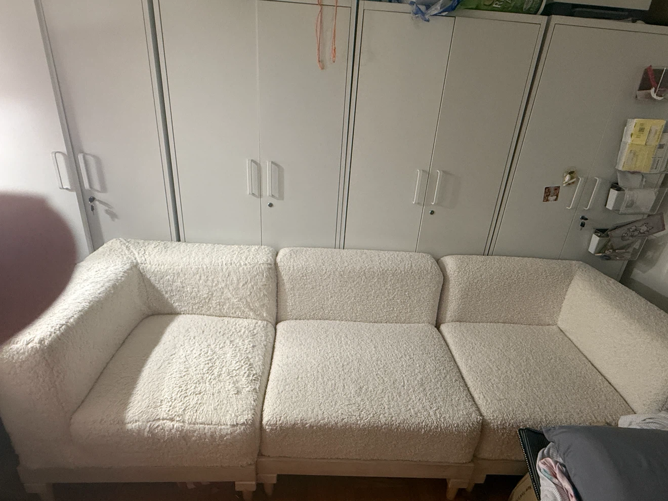 PBTeen Cushy Lounge Modular Set – 4 Pieces + Pedestal Base