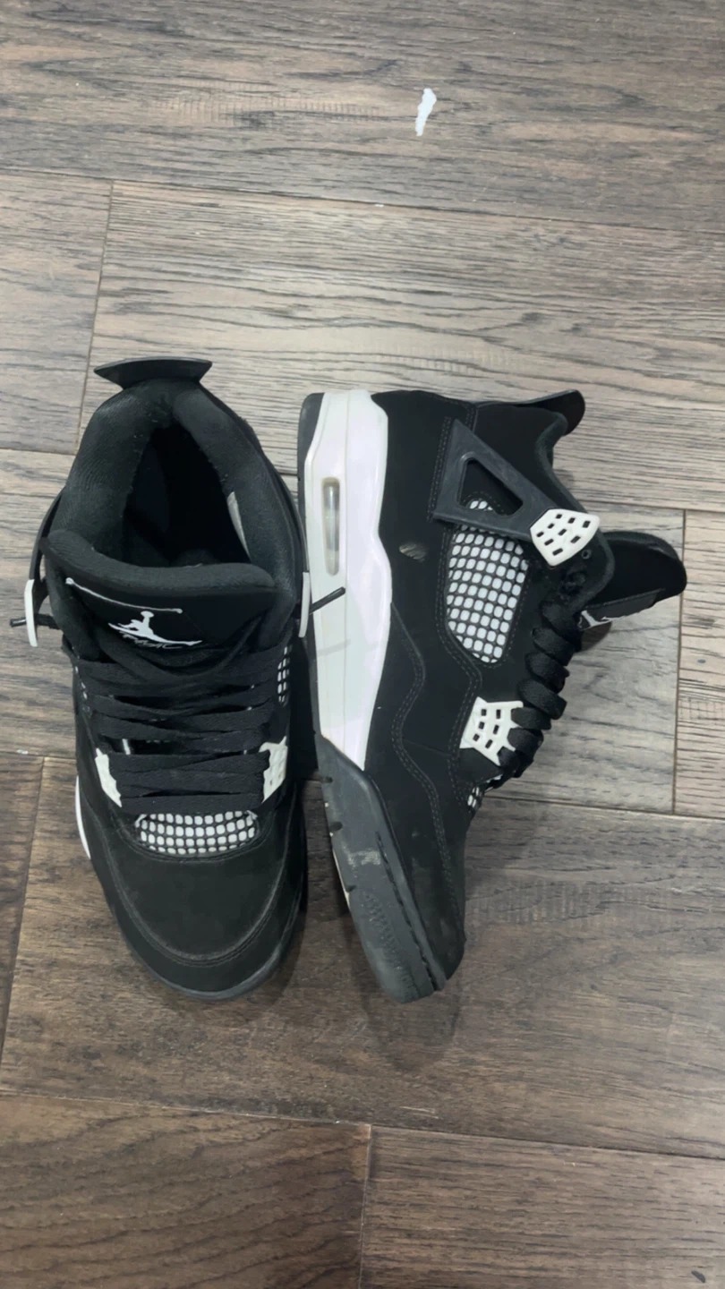 Air Jordan 4 "white thunder" Men's Shoes