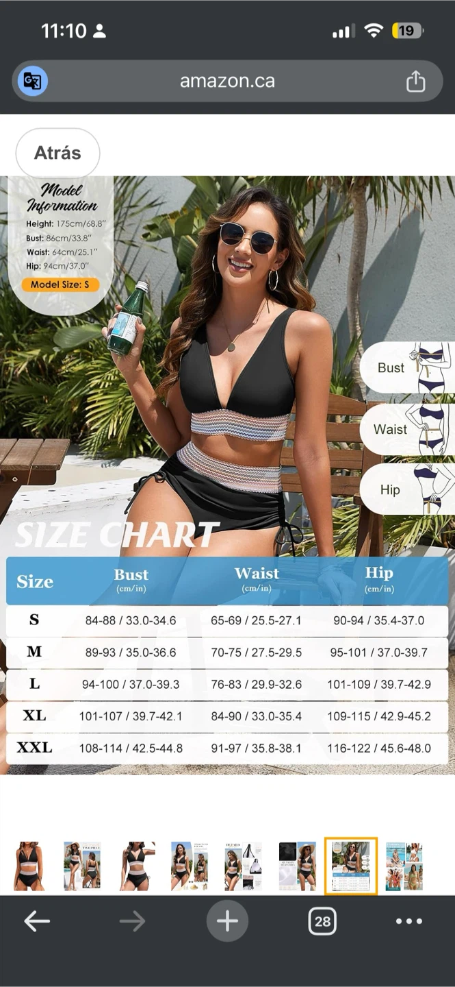 Women's Two Piece Swimsuit - Black - photo 3