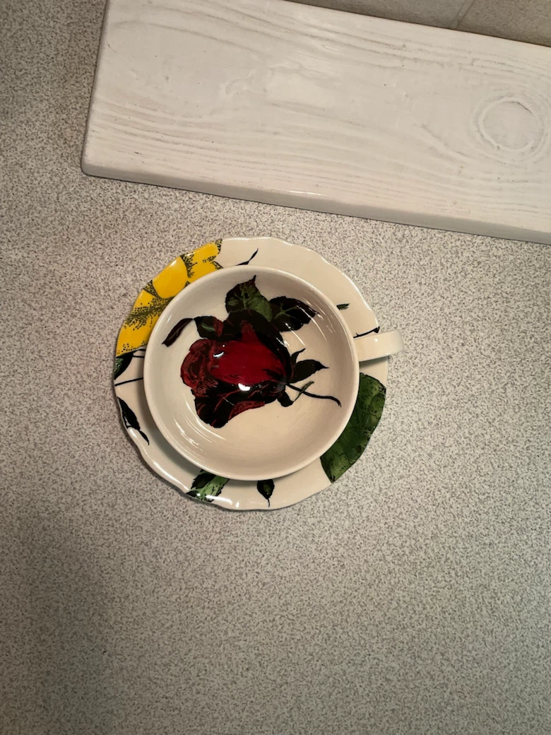 CLARICE CLIFF TEACUPSET - photo 2