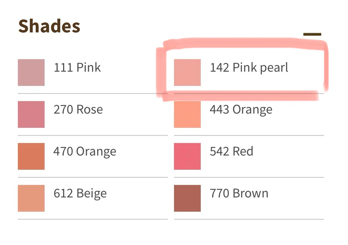 Chifure Powder Cheek (142 Pink Pearl) - photo 3