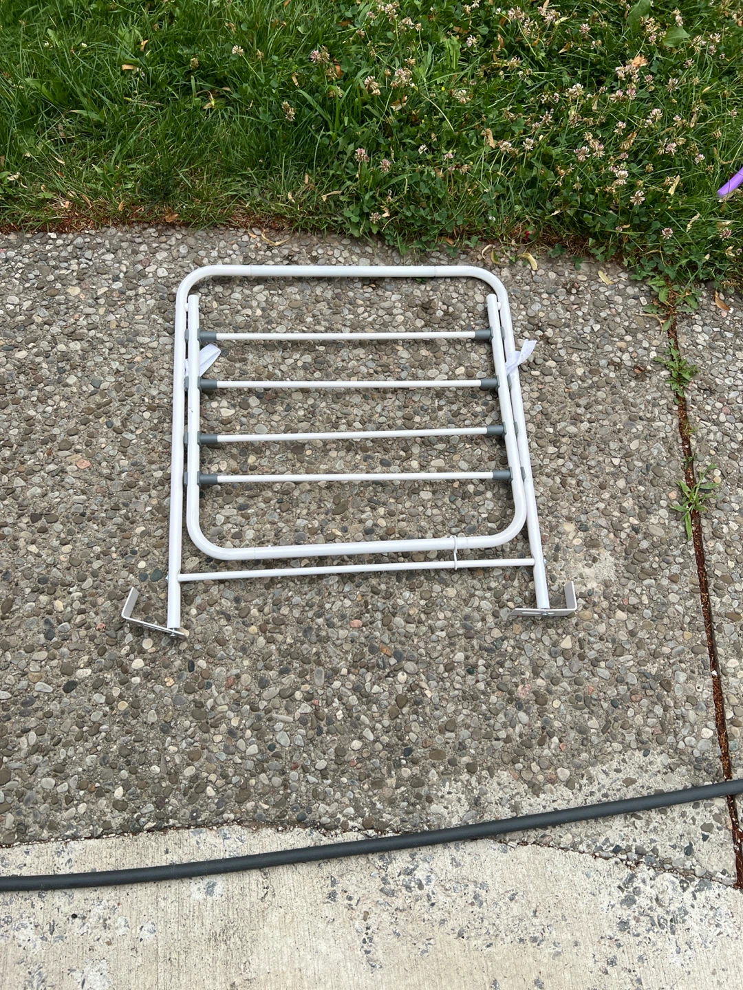 White Folding Clothes Drying Rack