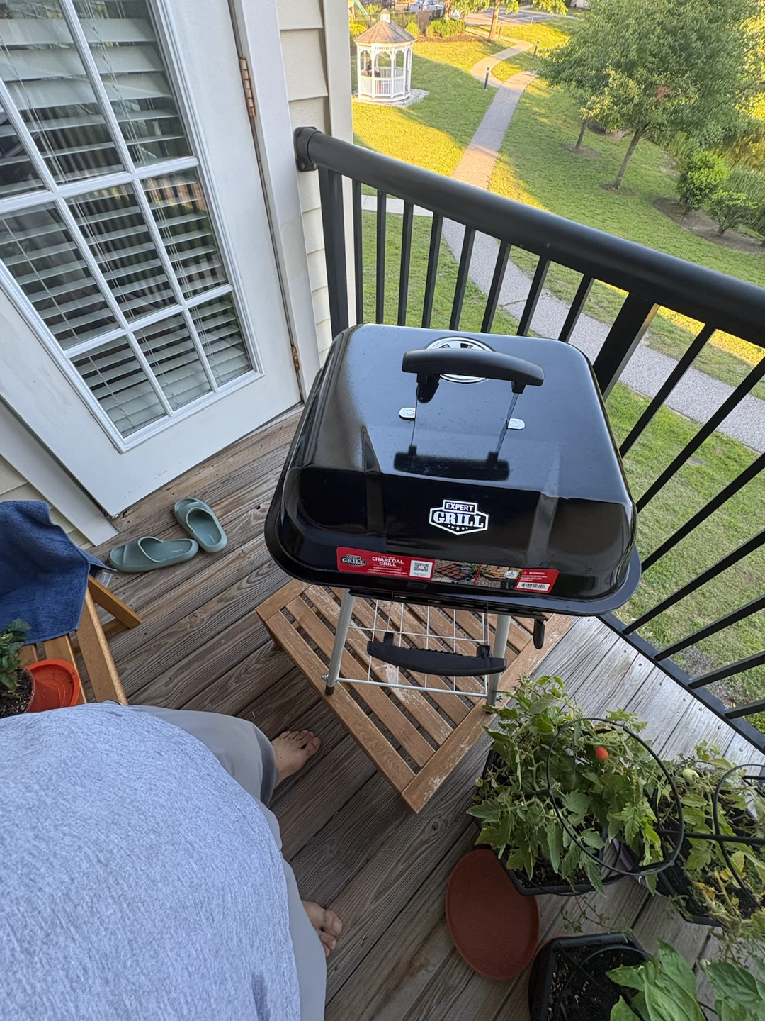 Brand new Expert Grill 17.5" charcoal grill.