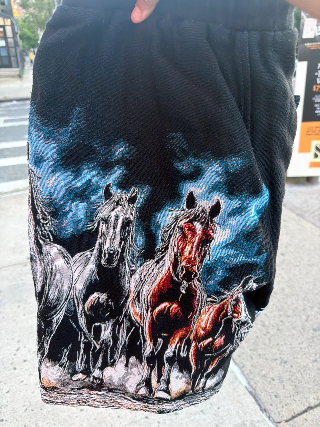 Majestik World Shorts with Horse Graphic - photo 2