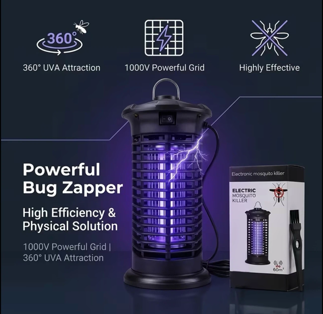 Powerful Bug Zapper Electronic Mosquito Killer 11W - photo 5