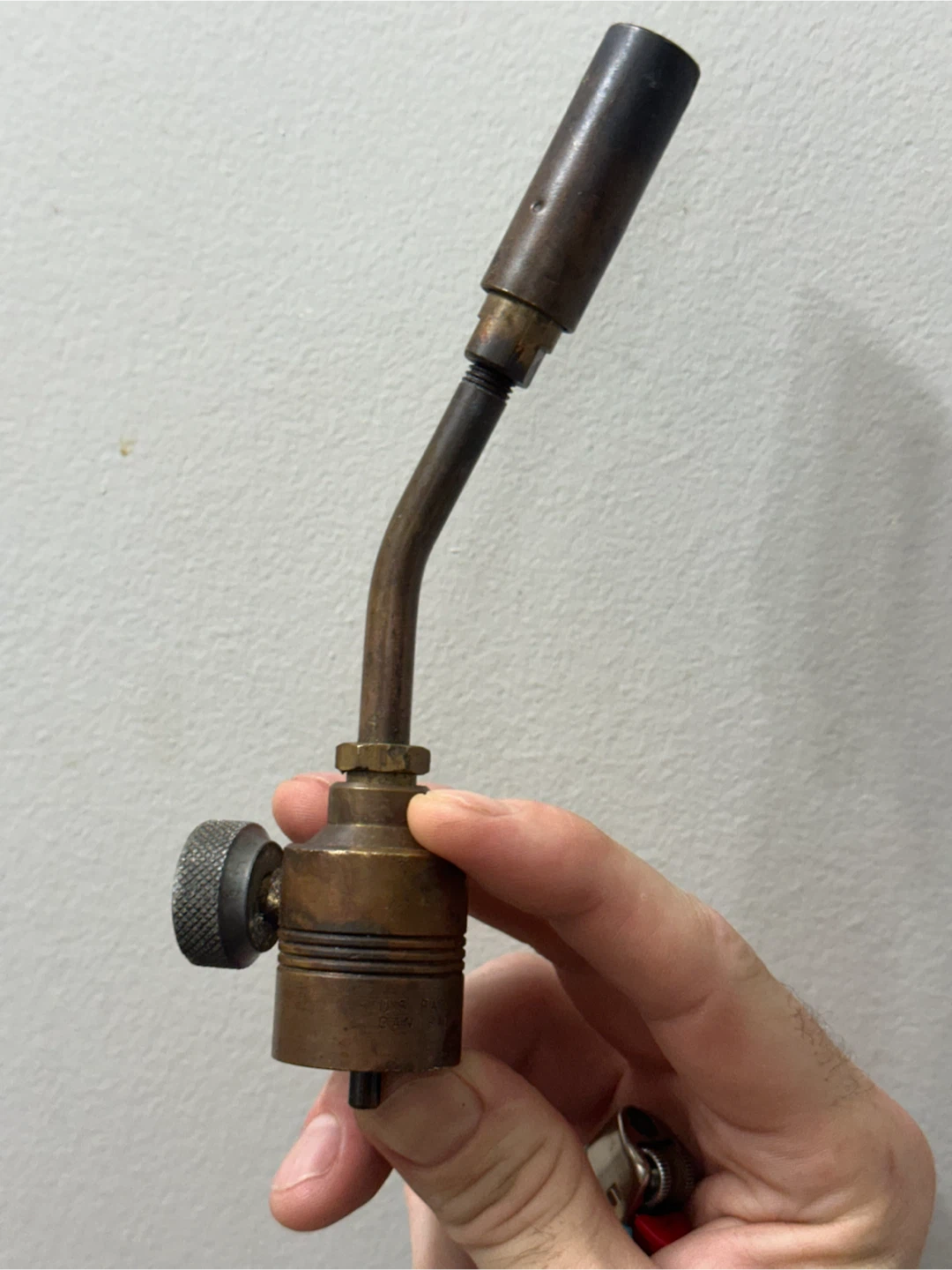 Vintage Bernzomatic Brass Propane Pencil Flame Torch