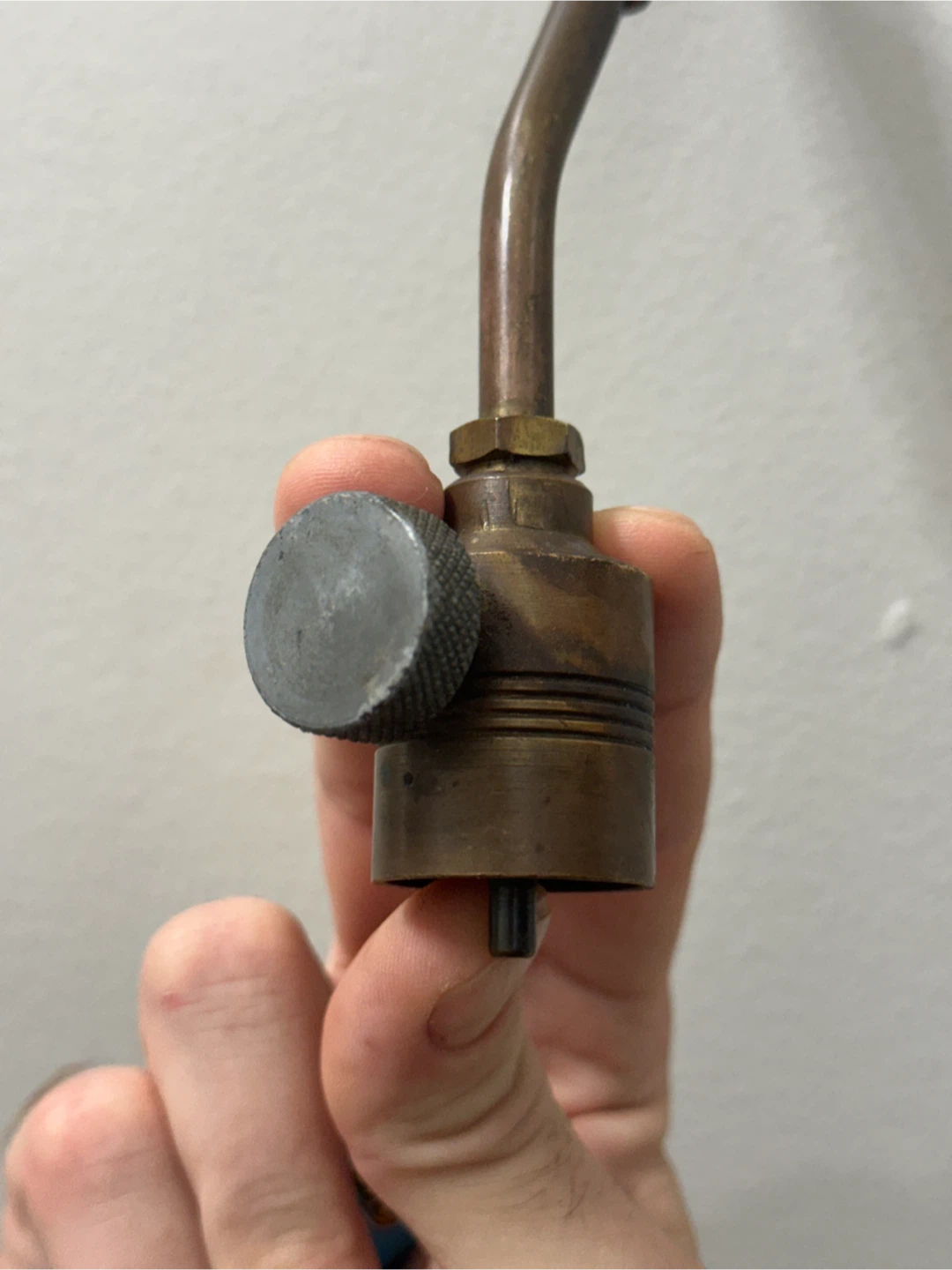 Vintage Bernzomatic Brass Propane Pencil Flame Torch - photo 3