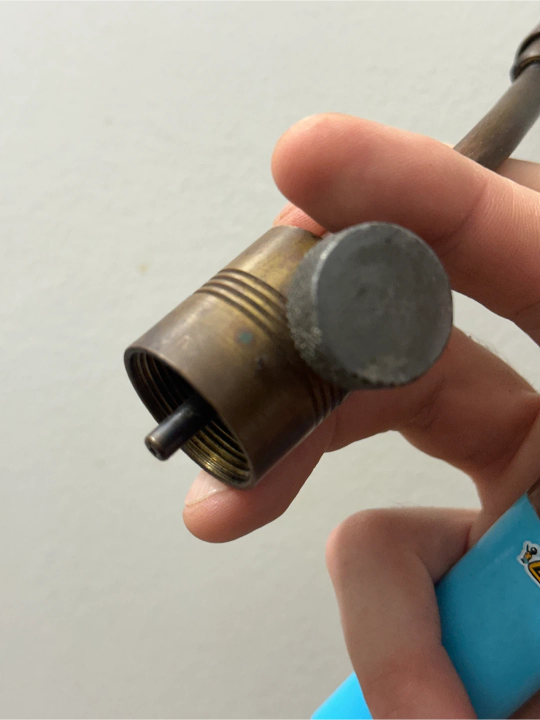 Vintage Bernzomatic Brass Propane Pencil Flame Torch - photo 4