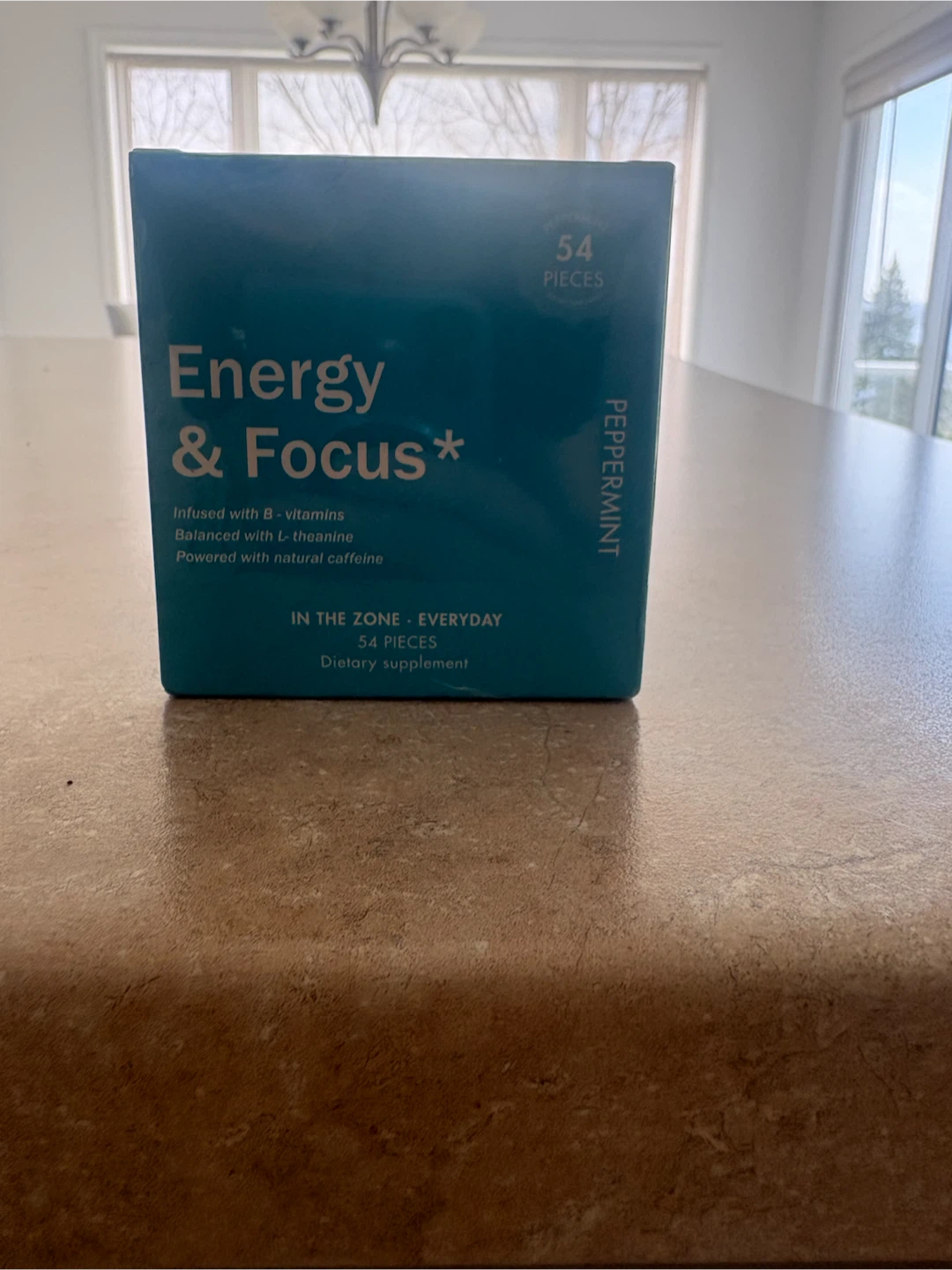 Energy & Focus Dietary Supplement - Peppermint, 54 Pieces - photo 2