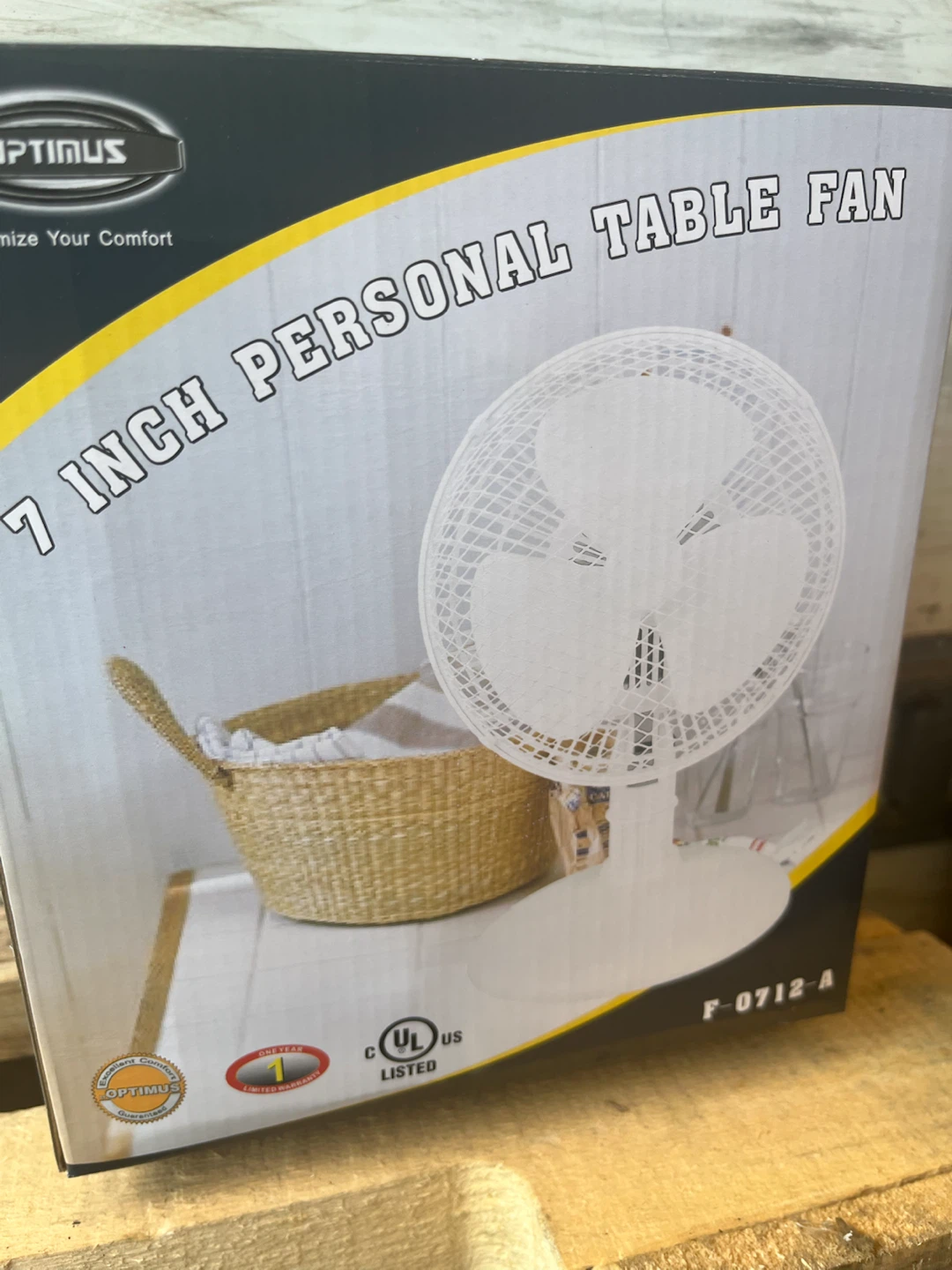 Optimus 7 Inch Personal Table Fan - photo 2