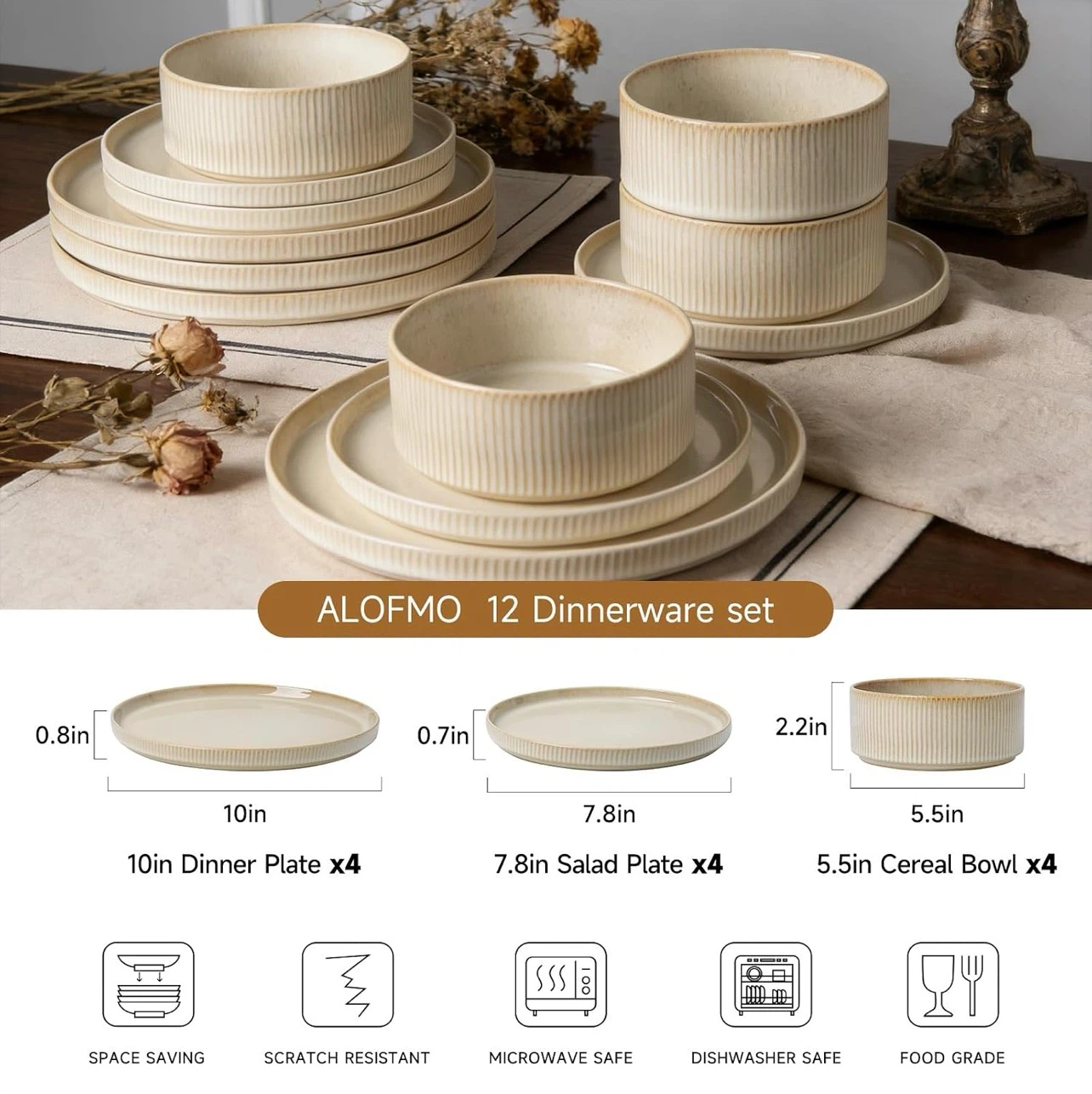 12-Piece Dinnerware Set - photo 3