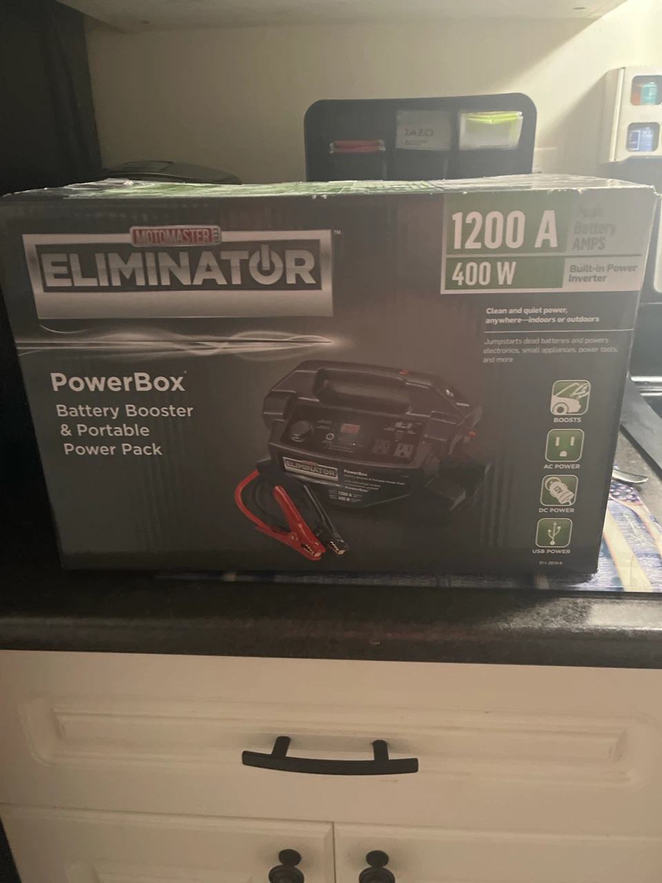 Battery booster and portable power pack