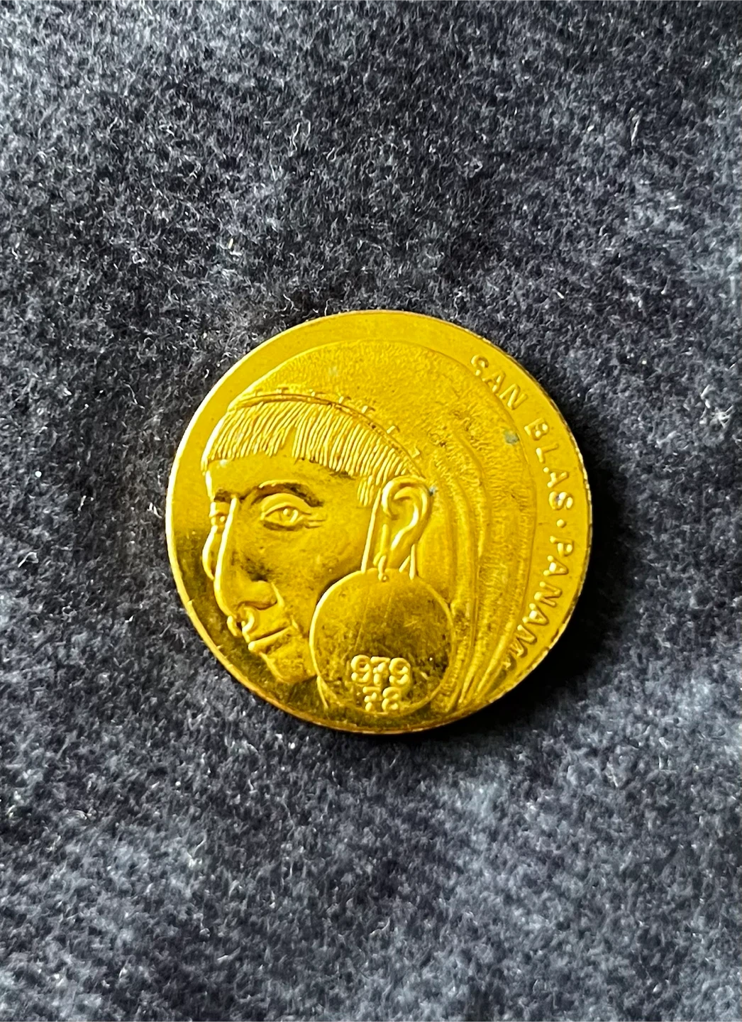 San Blas Panama 1972 Coin