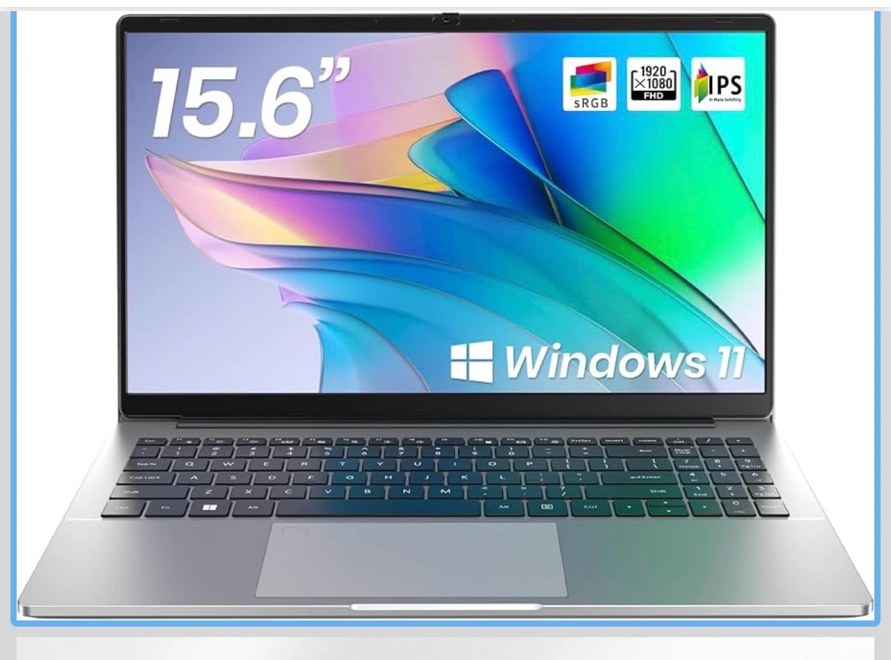15.6" Windows 11 Laptop with Intel Celeron N4020