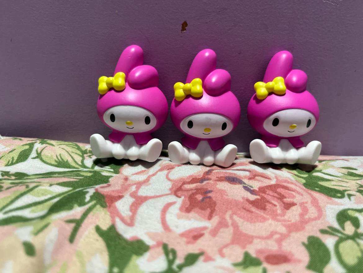 Sanrio Mini Figurines - My Melody, Cinnamoroll, Kuromi