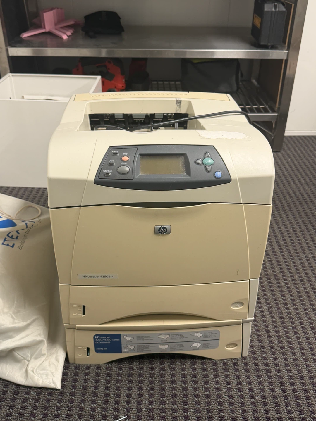 HP Laserjet black and white printer + 30k pages worth of ink