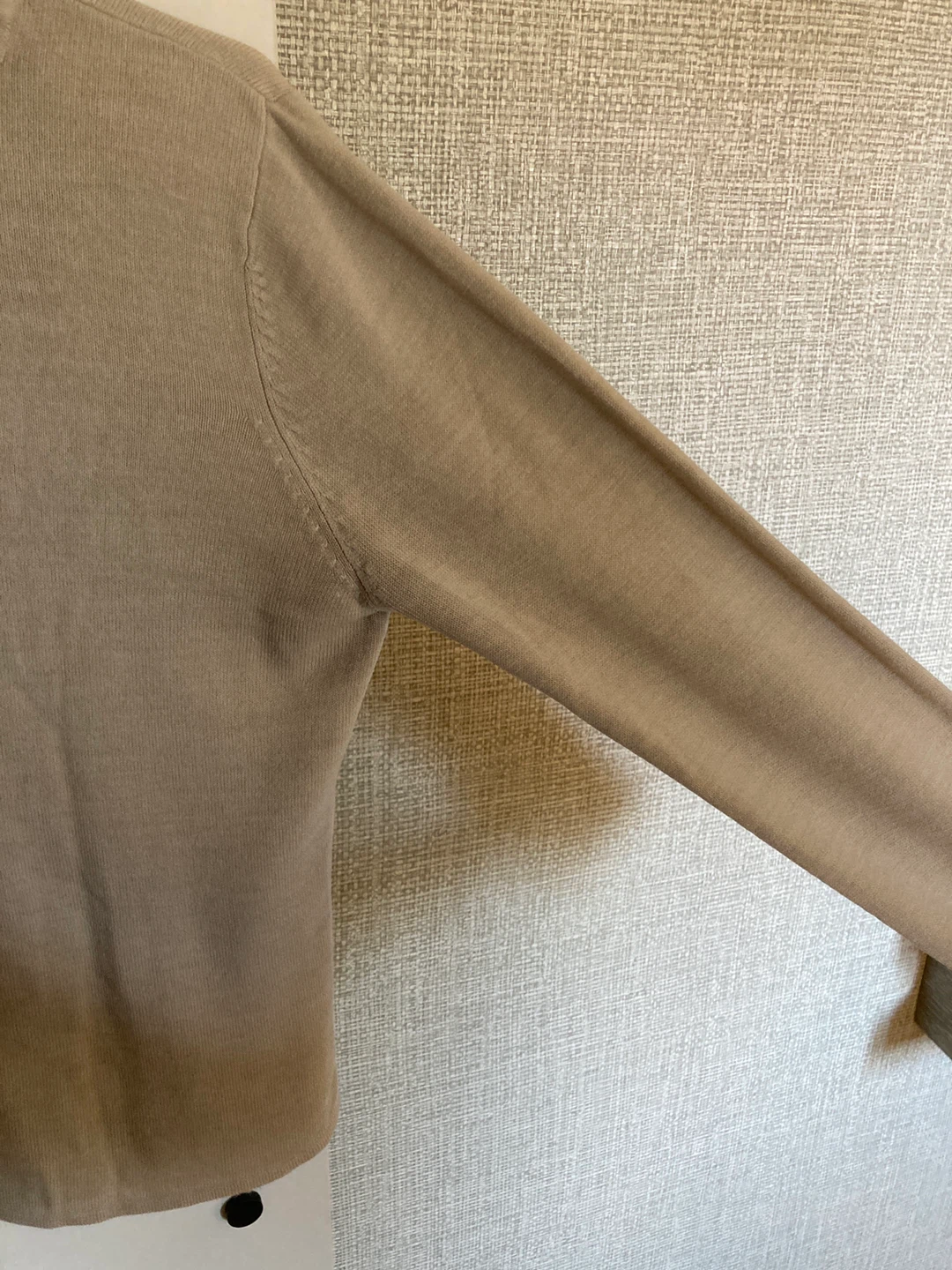Apostrophe Turtleneck Sweater - Beige, Size M - photo 4