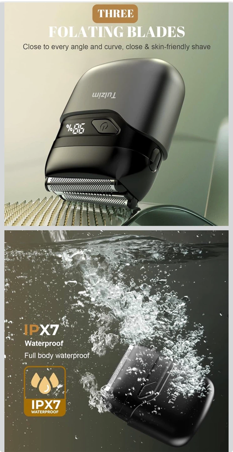 Electric Shaver - 3-Blade Rotary System - photo 3