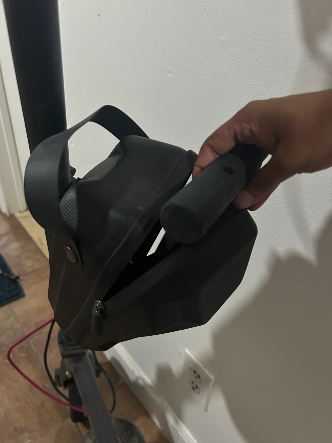 Electric Scooter with U-Lock and Bag - photo 3