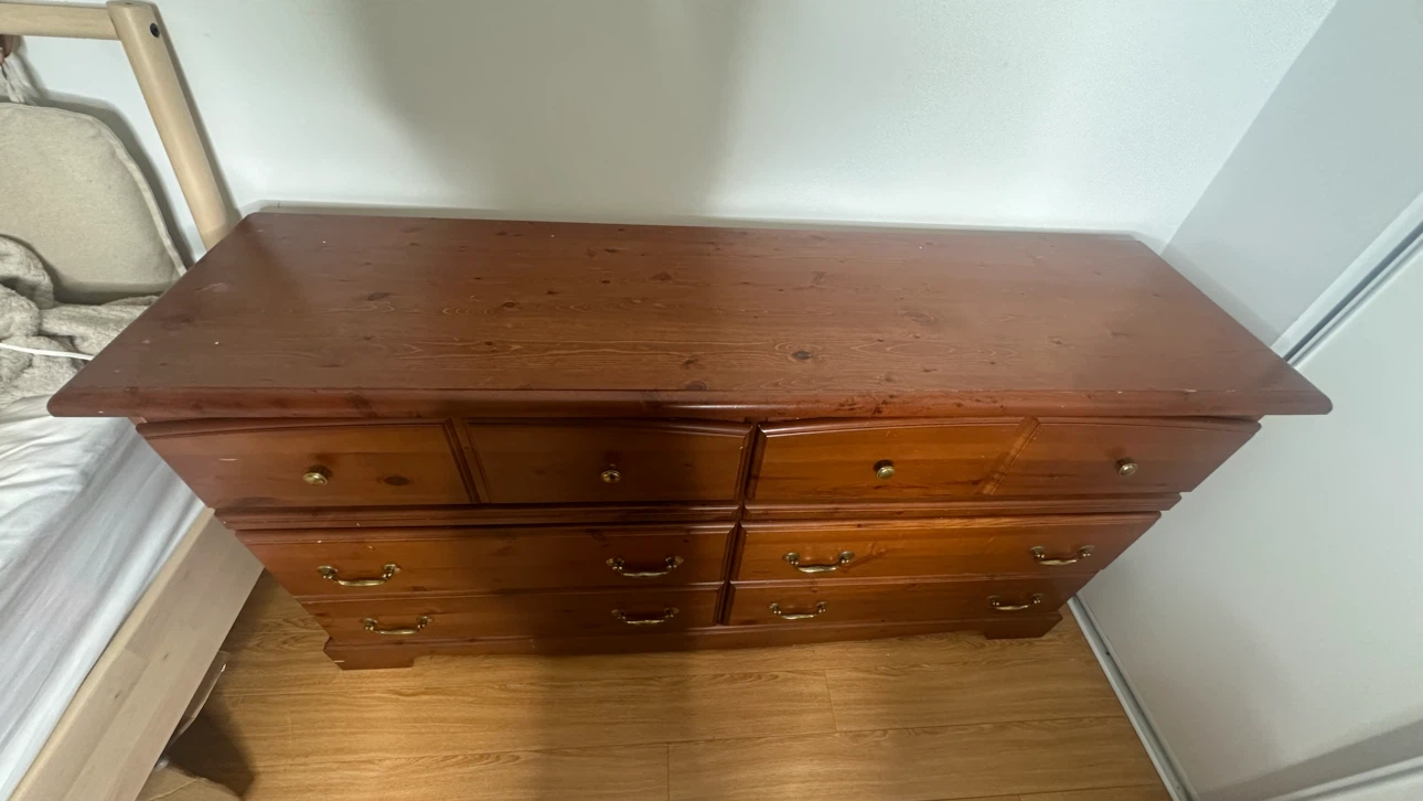 Wooden Dresser with 6 Drawers - photo 3