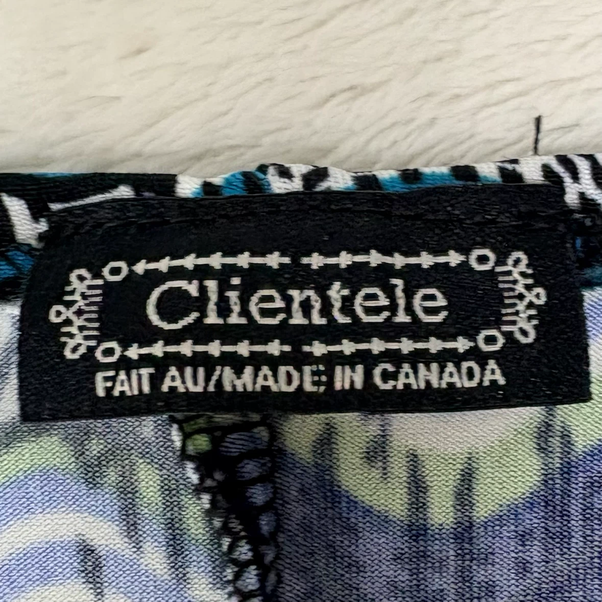 Clientele Wave Tank Top Sleeveless Handkerchief Hem Size L - photo 4
